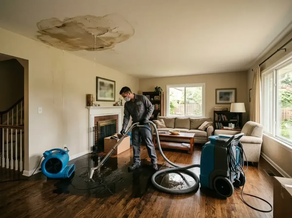 attic-pipe-burst-ceiling-drip-008 — frequently asked questions, Water Damage Restoration & Carpet Care in Arcola, VA